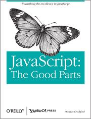 Book cover: JavaScript: The Good Parts