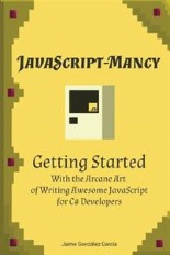 Book cover: JavaScript-Mancy
